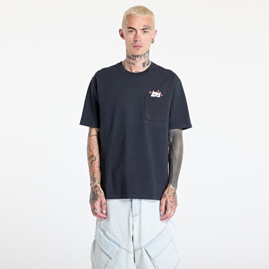 Camiseta RIPNDIP Nermal Loves Pocket Tee  Charcoal Heather