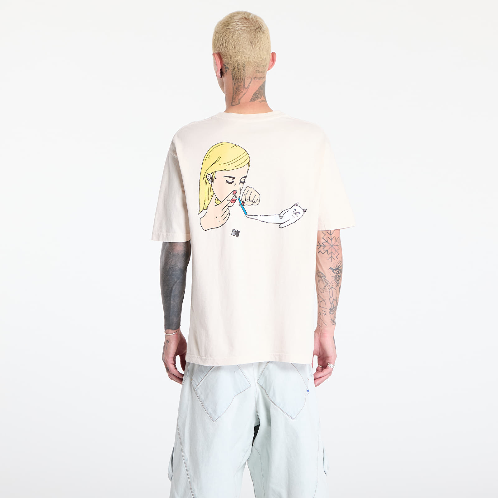 Camisetas RIPNDIP Coconerm Tee  Natural