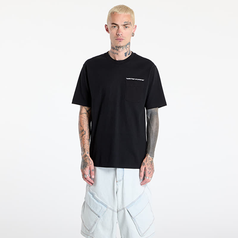 RIPNDIP Middle Finger Cat Pocket Tee Black
