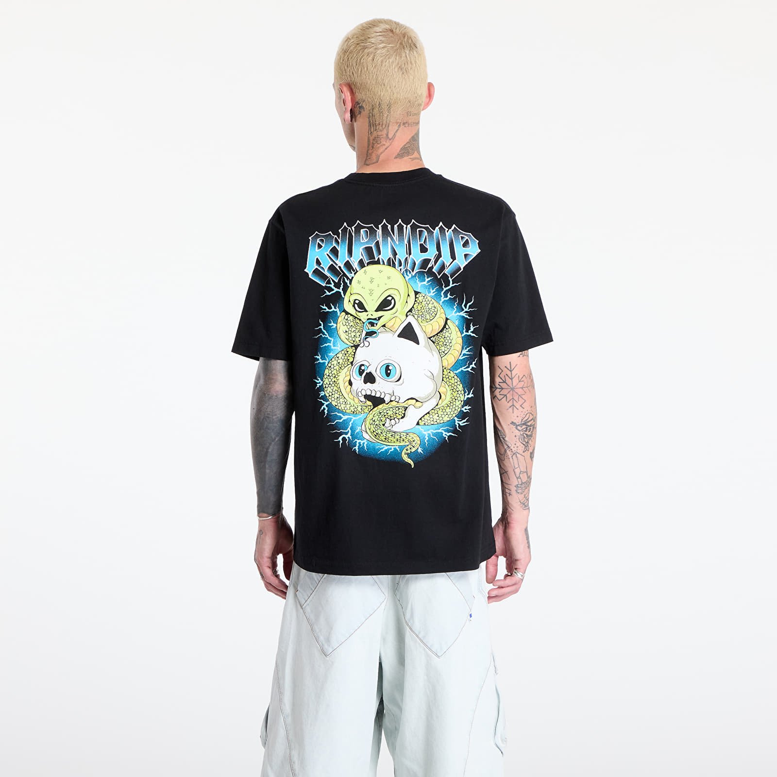 Camisetas RIPNDIP Skull And Bones Tee Black