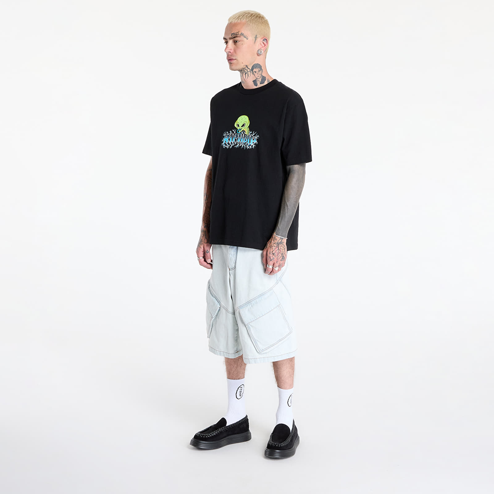 Camisetas RIPNDIP Skull And Bones Tee Black