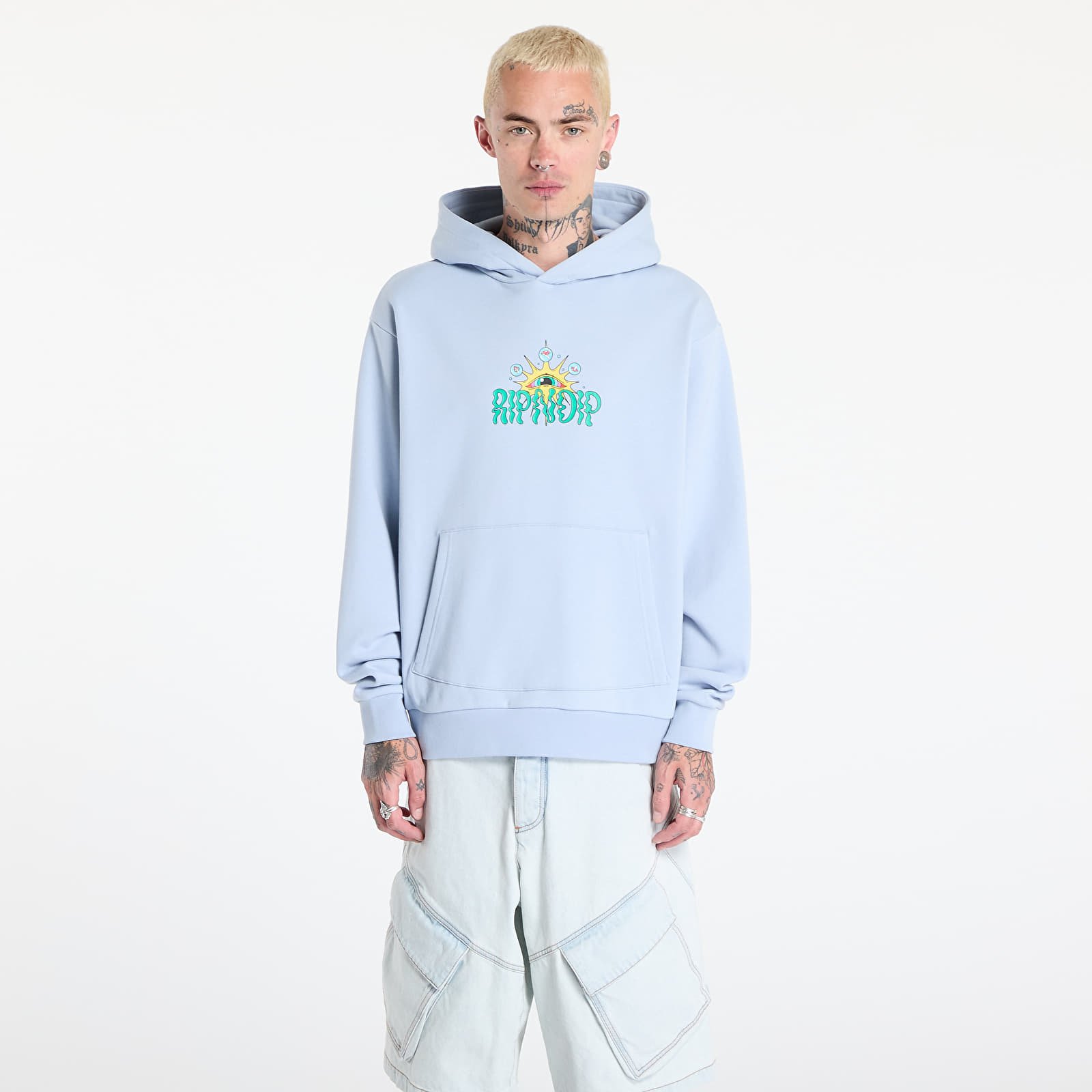 Hoodies and sweatshirts  RIPNDIP Mind Games Hoodie Powder Blue