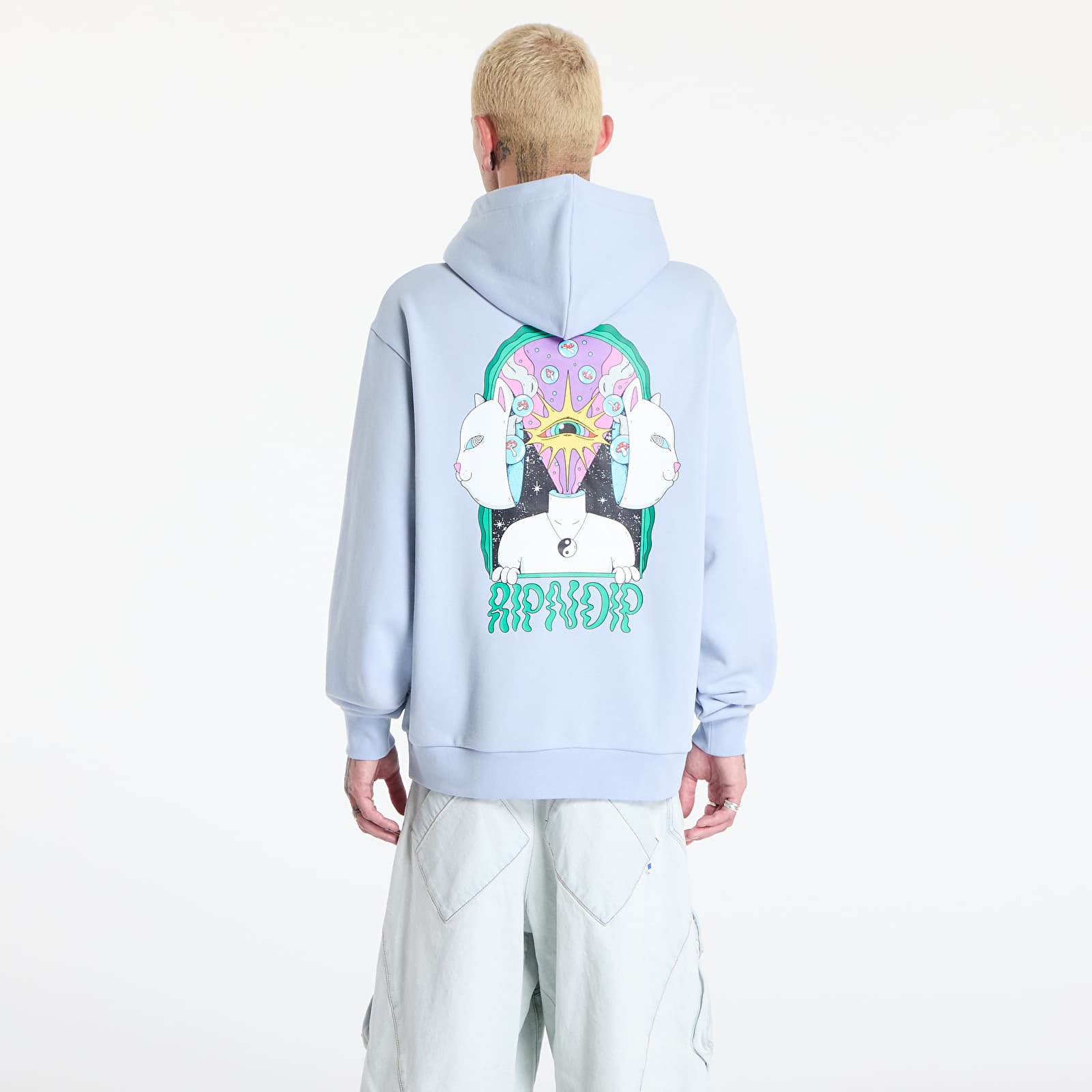 Hoodies and sweatshirts  RIPNDIP Mind Games Hoodie Powder Blue
