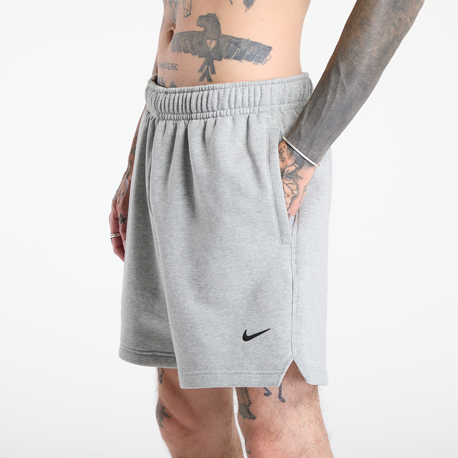 Pantalones cortos Nike x NOCTA Cardinal Fleece Shorts Dk Grey Heather/ Matte Silver/ Black