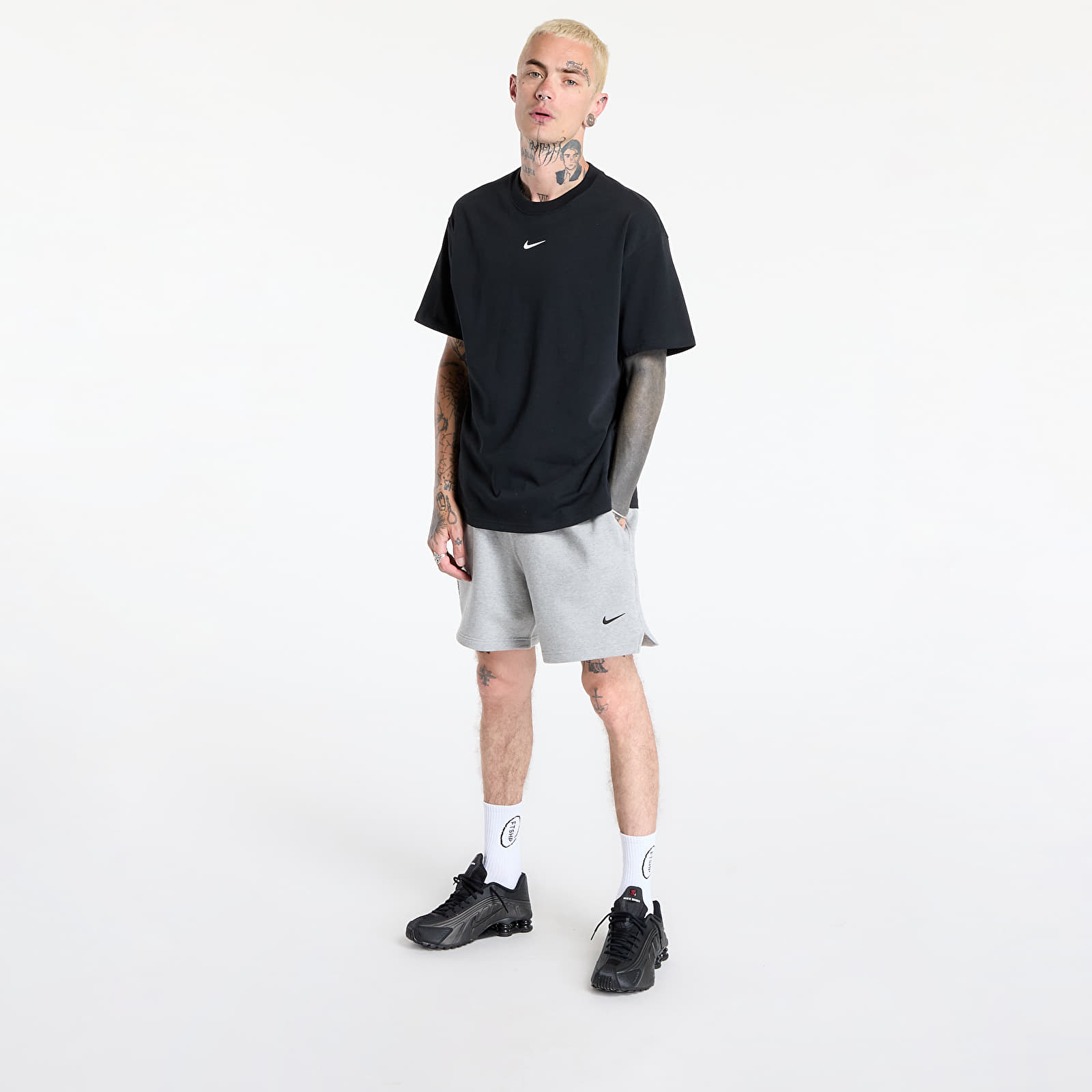 Pantalones cortos Nike x NOCTA Cardinal Fleece Shorts Dk Grey Heather/ Matte Silver/ Black
