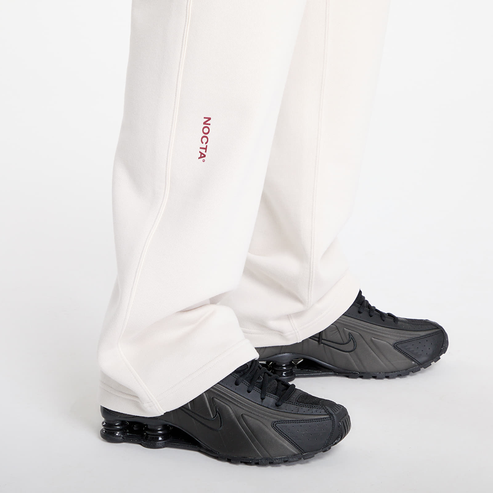 Jogger Pants Nike x NOCTA Fleece CS Open-Hem Sweatpants Lt Orewood Brn/ Lt Orewood Brn/ Team Red