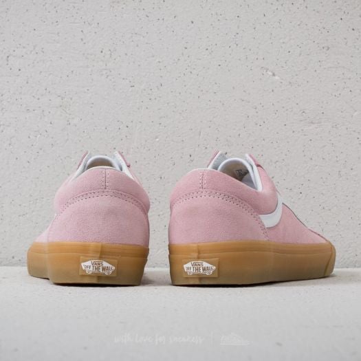 Vans old skool double hotsell light gum chalk pink