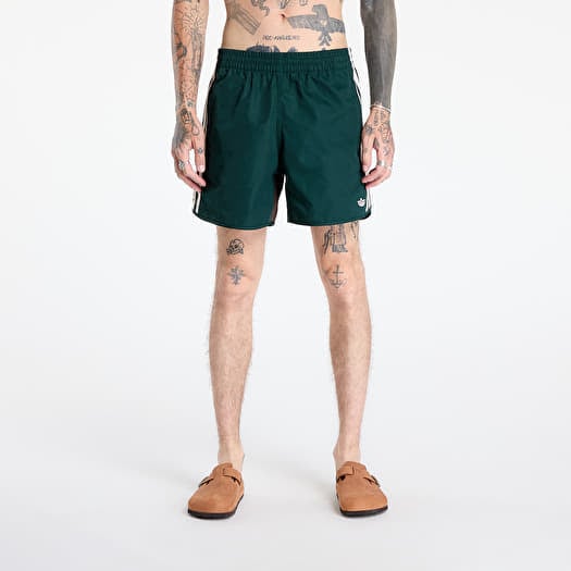 adidas x Clot by Edison Chen Sprinter Shorts Green Night/ Dark Brown/ Off White