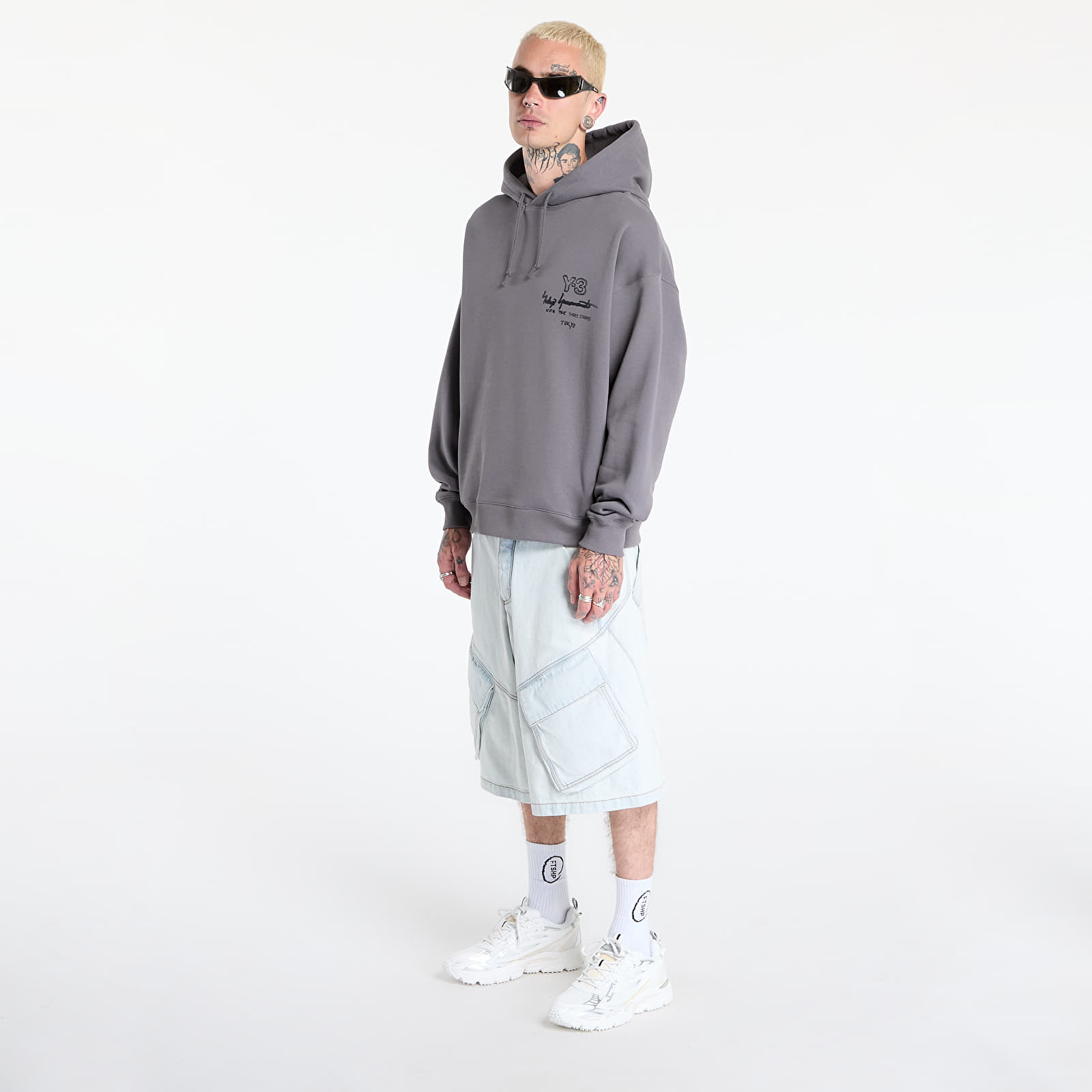 Hoodies and sweatshirts  Y-3 M Merch Hoddie Granite