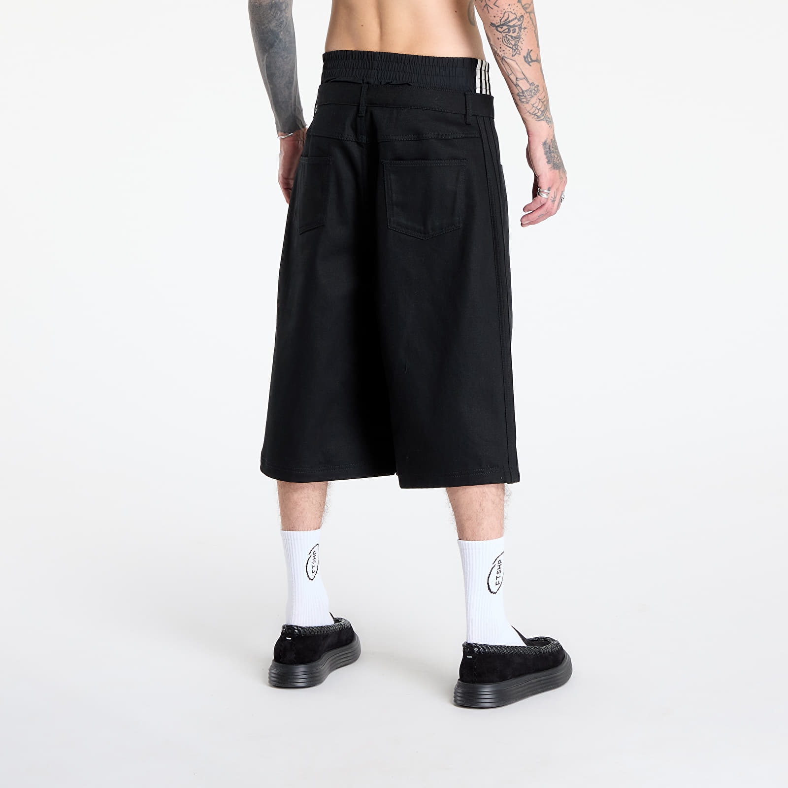Women's shorts adidas Firebird Utility Jorts Black