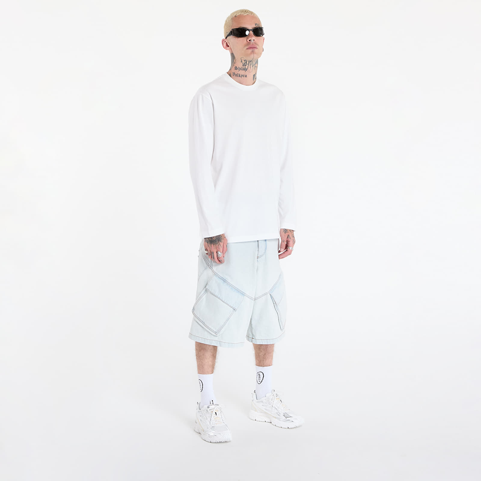 T-shirts Y-3 Graphic Long Sleeve Tee UNISEX Core White
