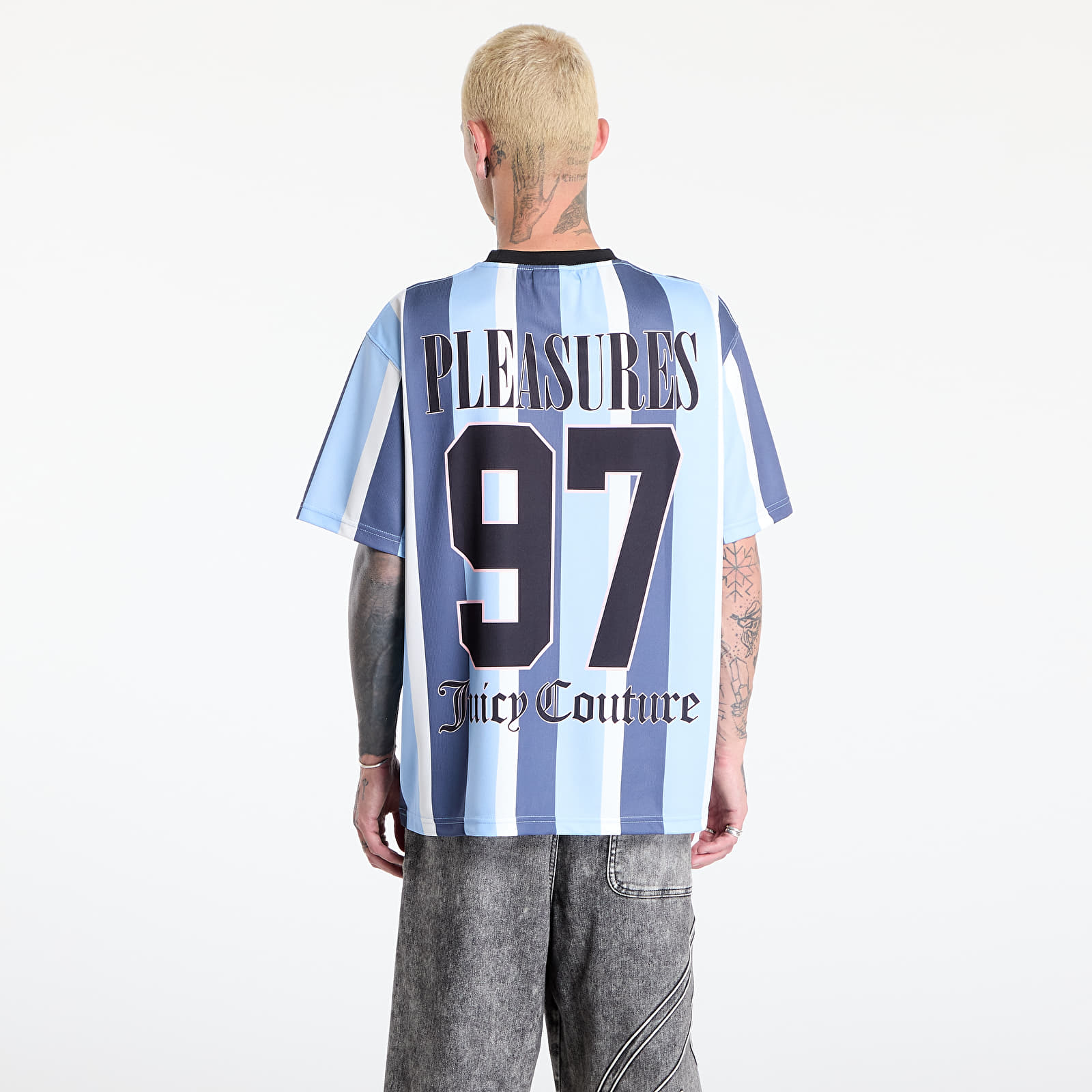 Camisetas PLEASURES Jpfc Sport Shirt Blue