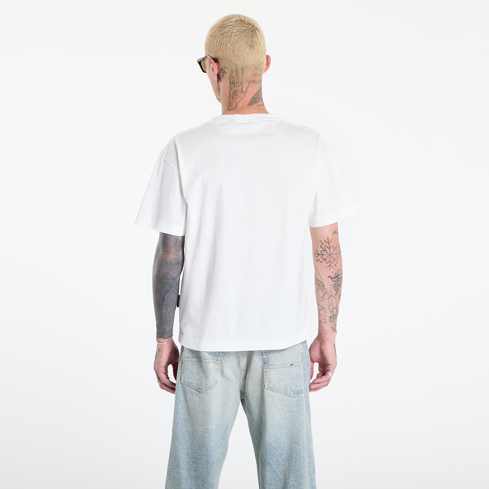   Μπλούζες Palm Angels Dec Palm Culture Reg Tee Off White/ Black