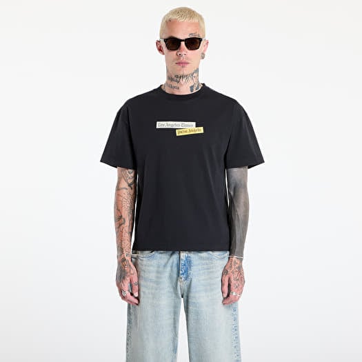 T-shirt Palm Angels Paxlatimes_Reg Tee Black/ Multicolor