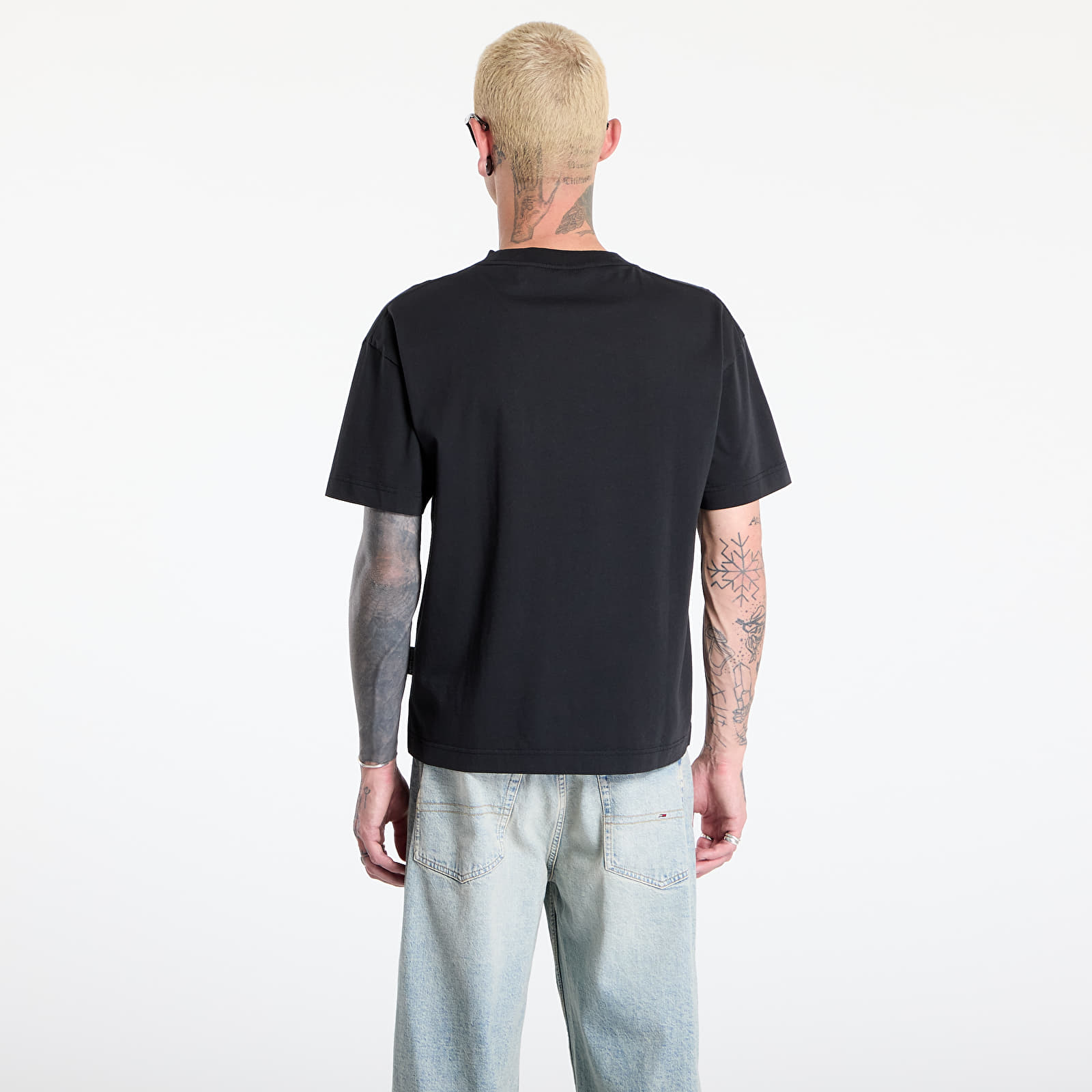 Magliette Palm Angels Paxlatimes_Reg Tee Black/ Multicolor