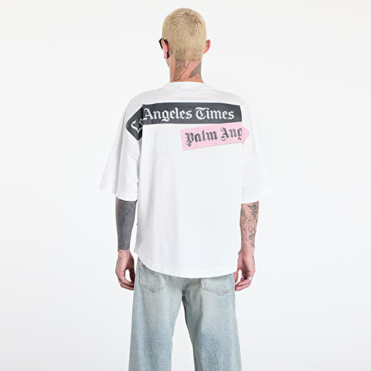T-shirts Palm Angels Paxlatimes_News Over Tee Off White/ Black