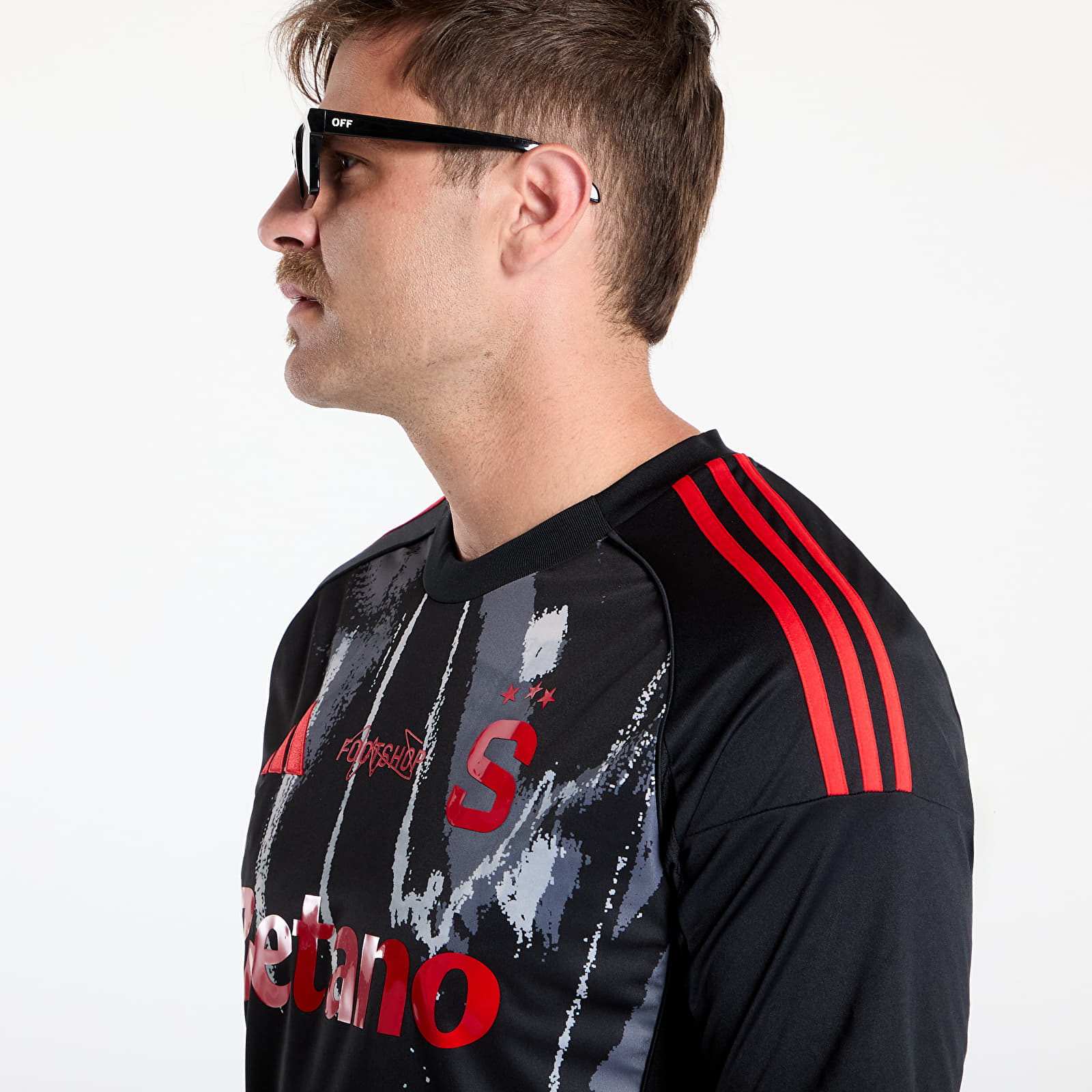 Camisetas adidas x Footshop x Sparta Custom Jersey Black/ Red