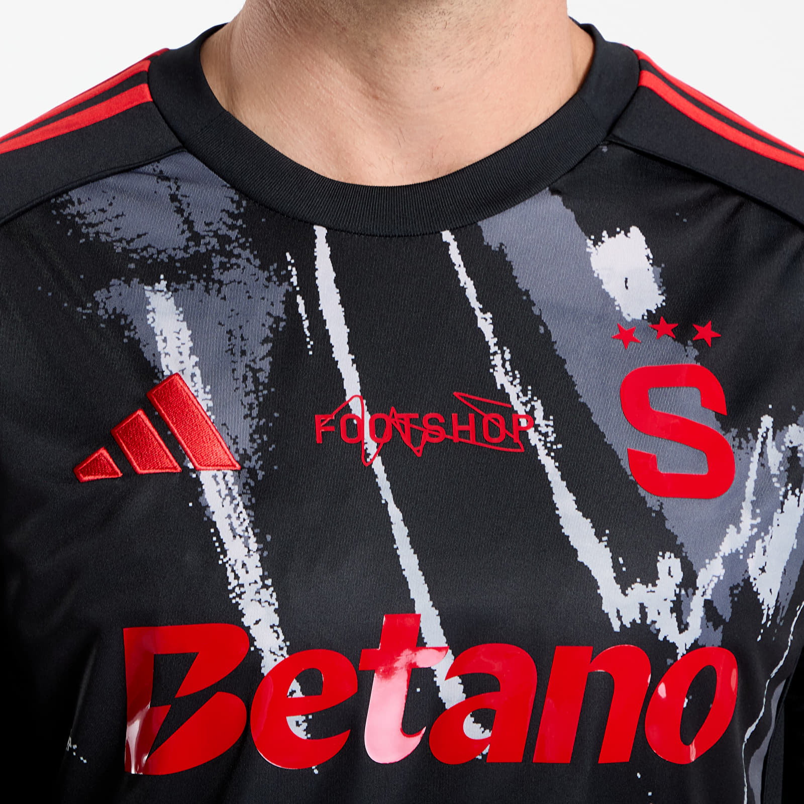 Camisetas adidas x Footshop x Sparta Custom Jersey Black/ Red