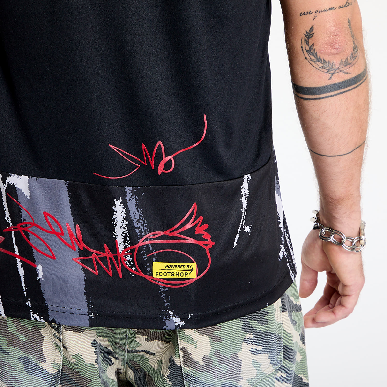 Camisetas adidas x Footshop x Sparta Custom Jersey Black/ Red