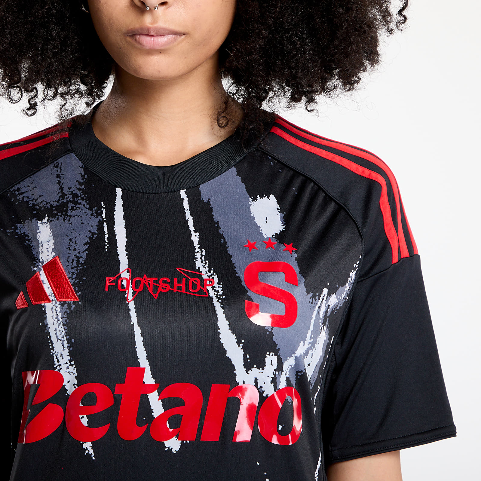 Camisetas adidas x Footshop x Sparta Custom Jersey Black/ Red
