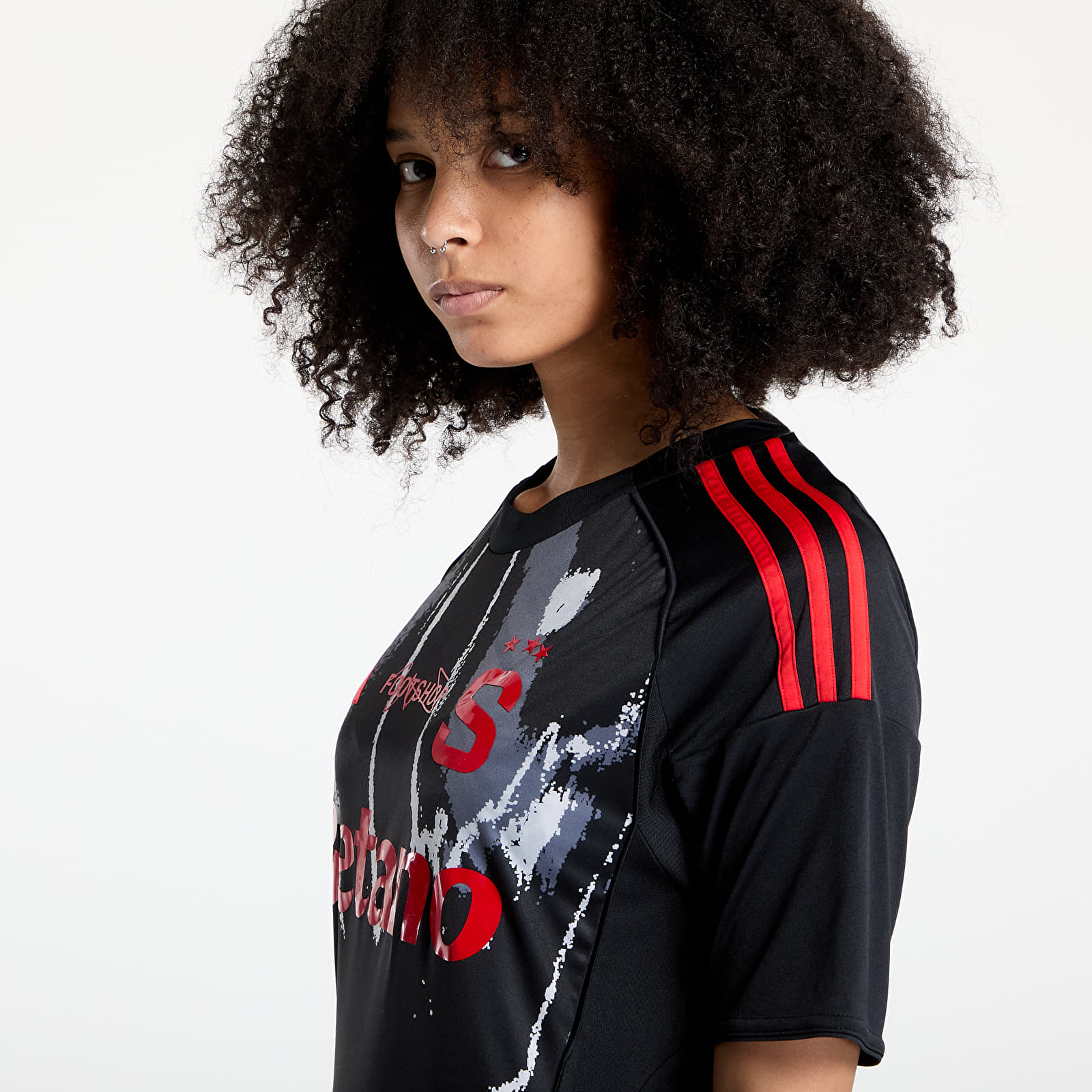 Camisetas adidas x Footshop x Sparta Custom Jersey Black/ Red