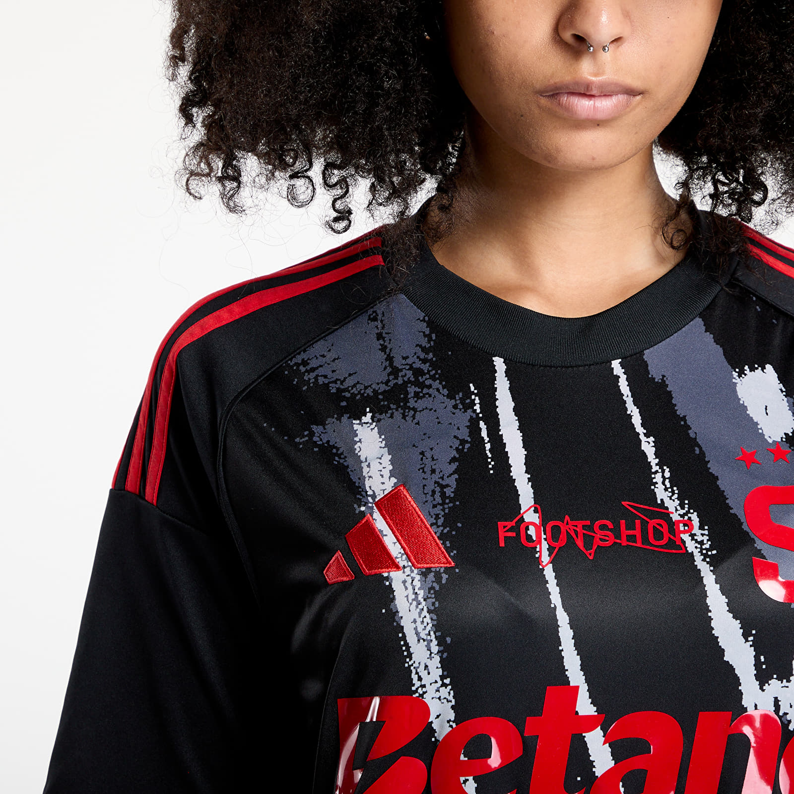 Camisetas adidas x Footshop x Sparta Custom Jersey Black/ Red