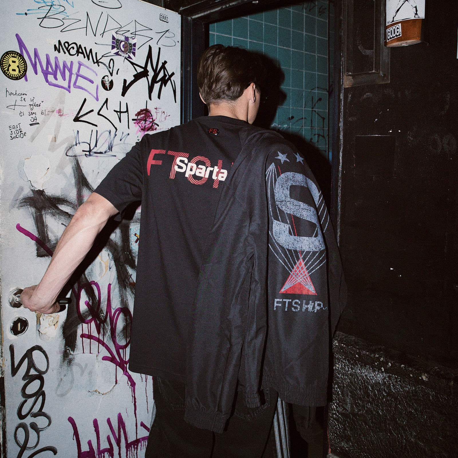 T-shirts adidas x Footshop x Sparta T-Shirt Logotype UNISEX Black