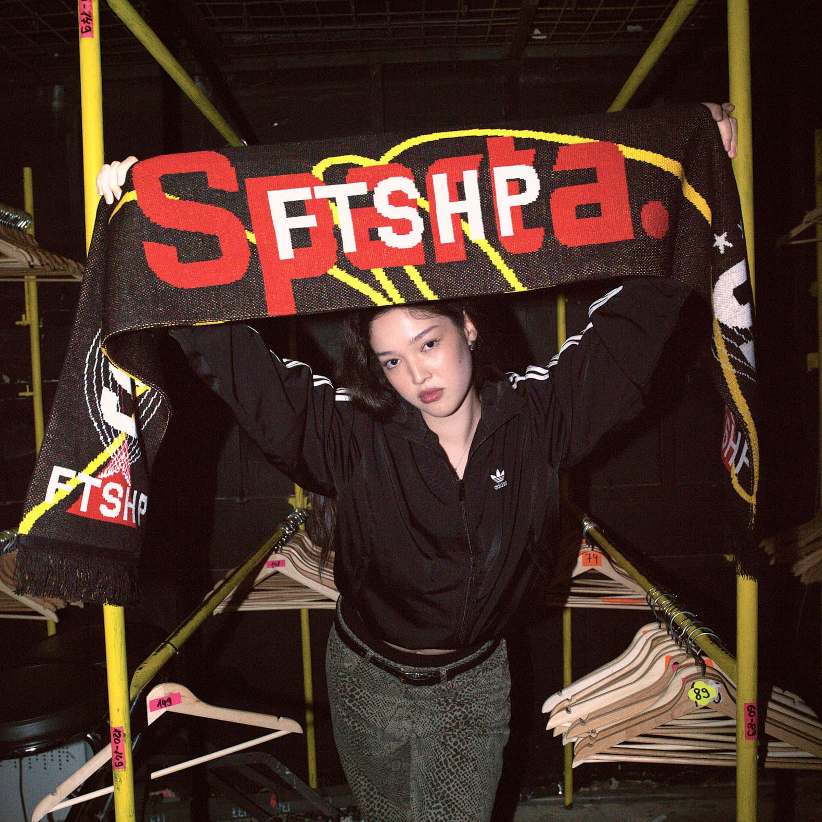 Bufanda Footshop x Sparta Scarf Black