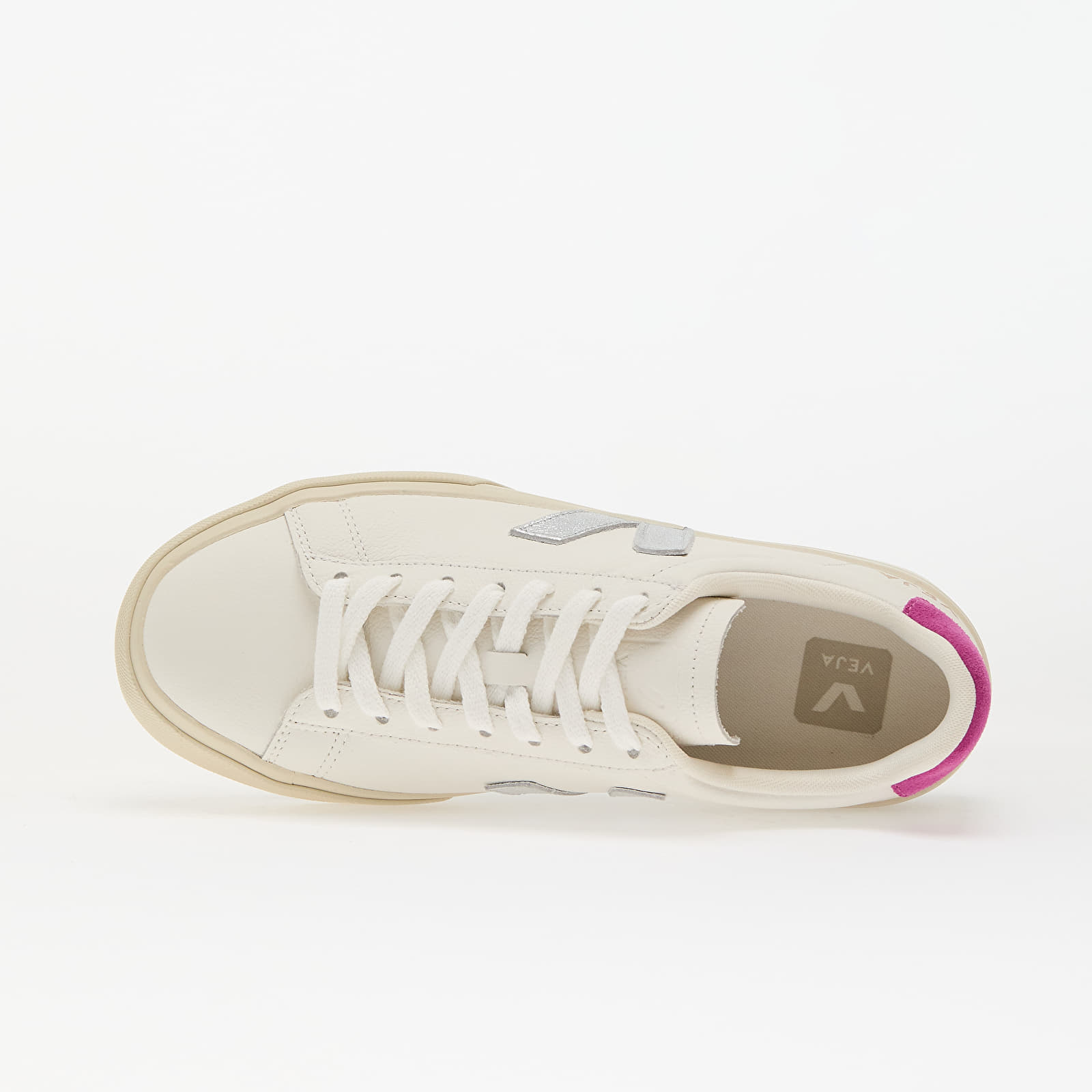 Women's shoes Veja W Campo Leather Whi_Silver_Ultraviolet