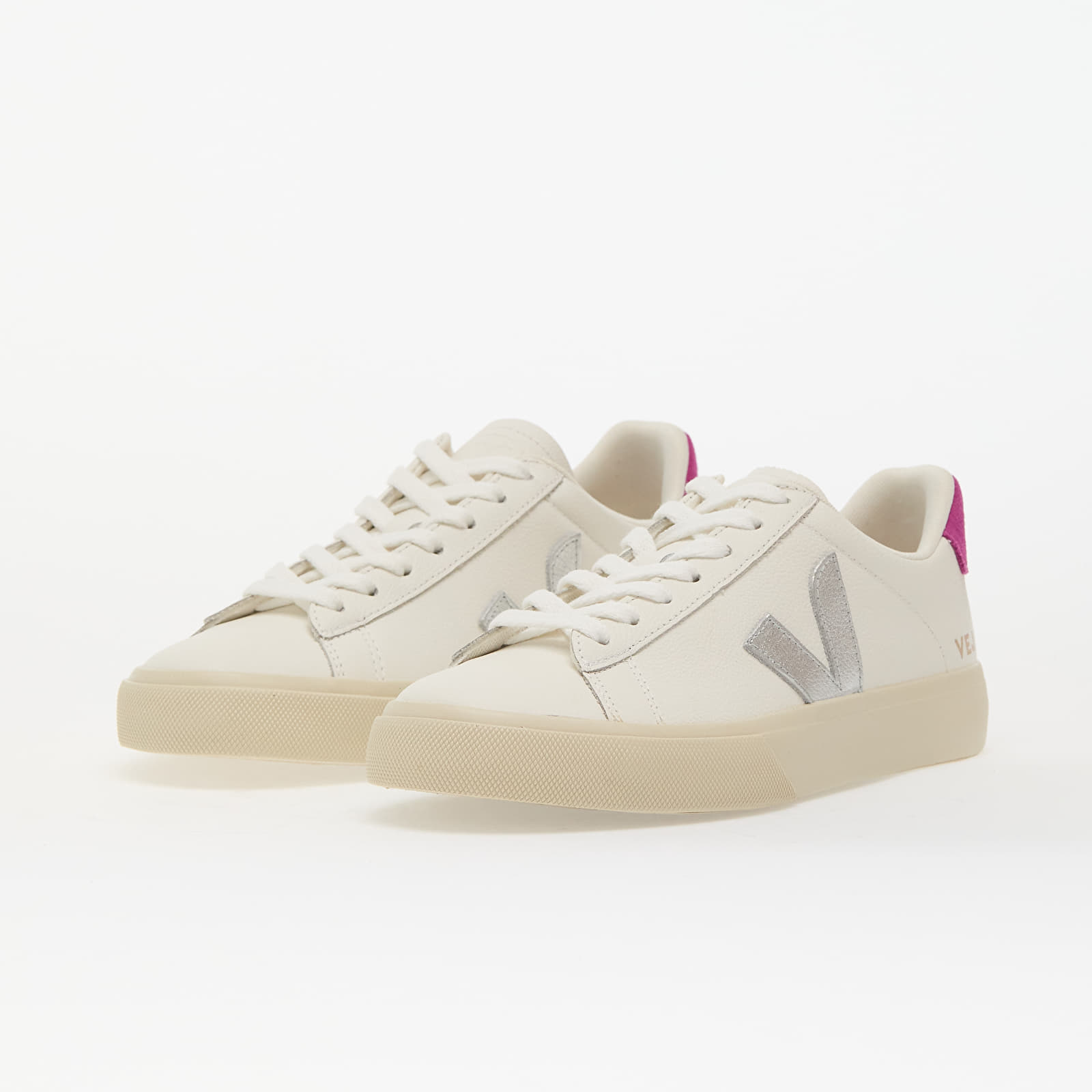 Women's shoes Veja W Campo Leather Whi_Silver_Ultraviolet