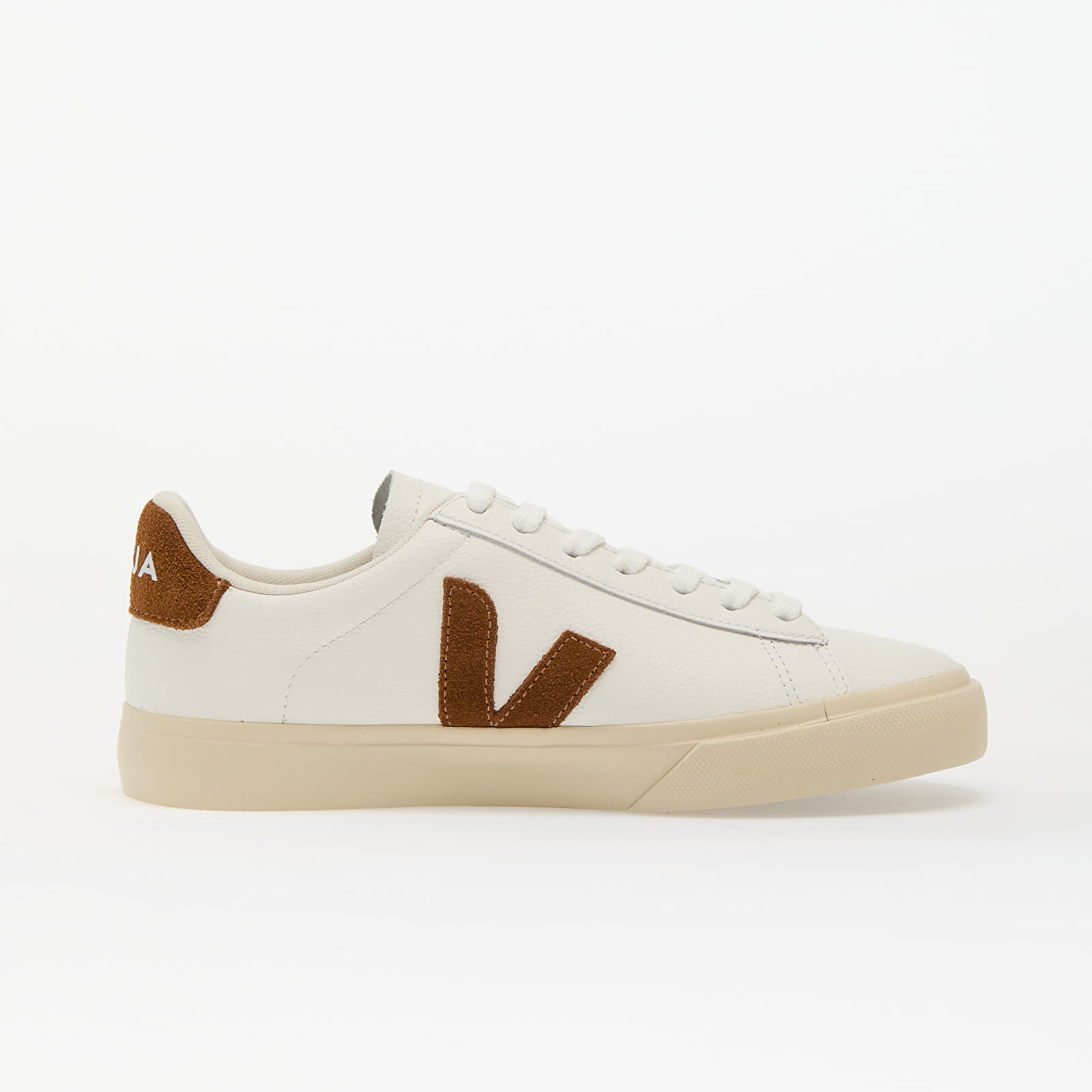 Women's shoes Veja W Campo Leather White_Cognac