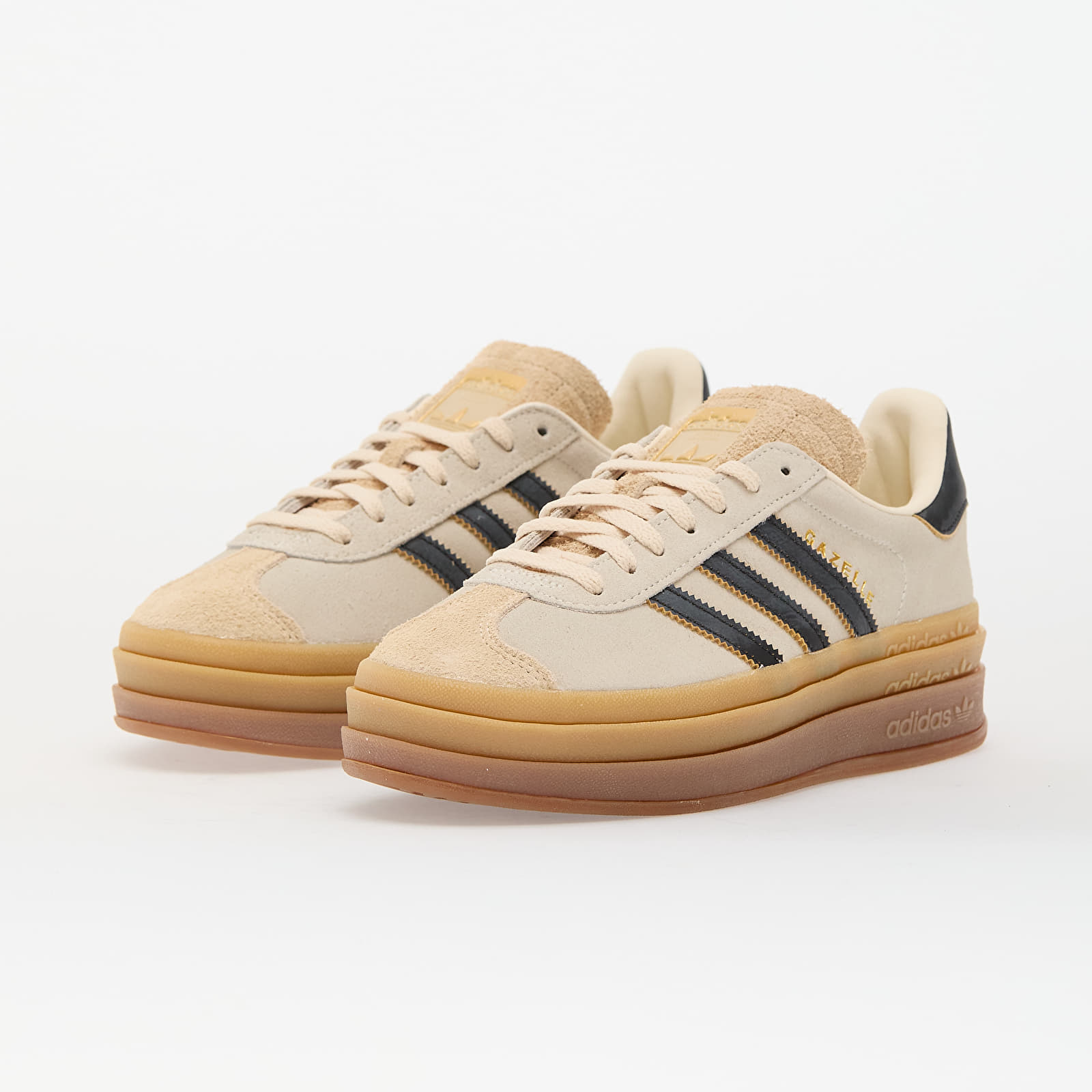 Zapatillas mujer adidas Gazelle Bold W Crew White/ Core Black/ Sand Strata