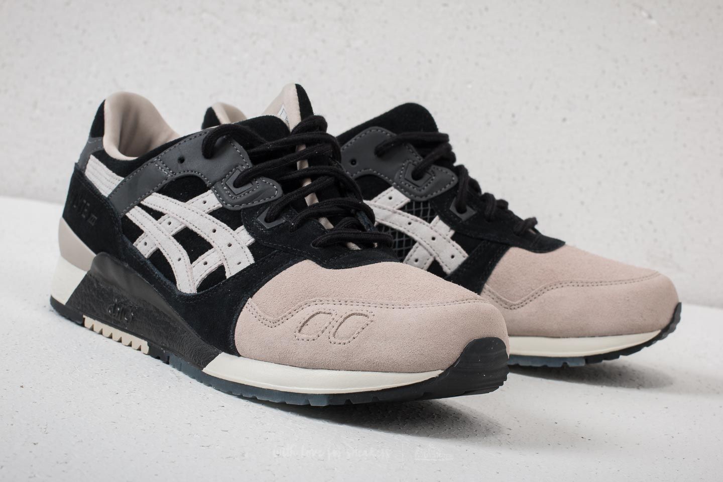 Men s shoes Asics Tiger x Kicks Lab Gel Lyte III Black Cool Grey Footshop