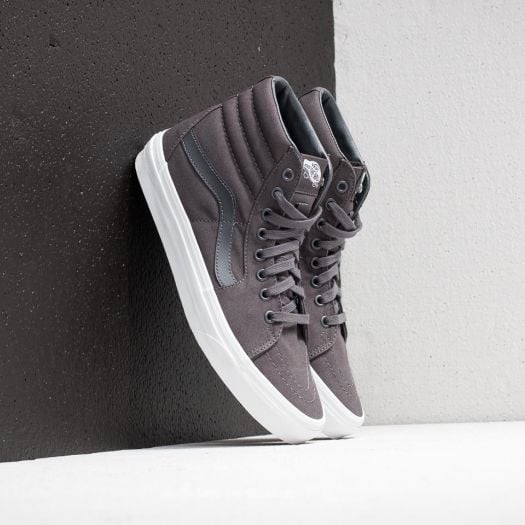 Men s shoes Vans SK8 Hi Mono Canvas Asphalt Footshop