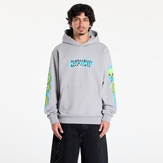 RIPNDIP Skull And Bones Hoodie Charcoal