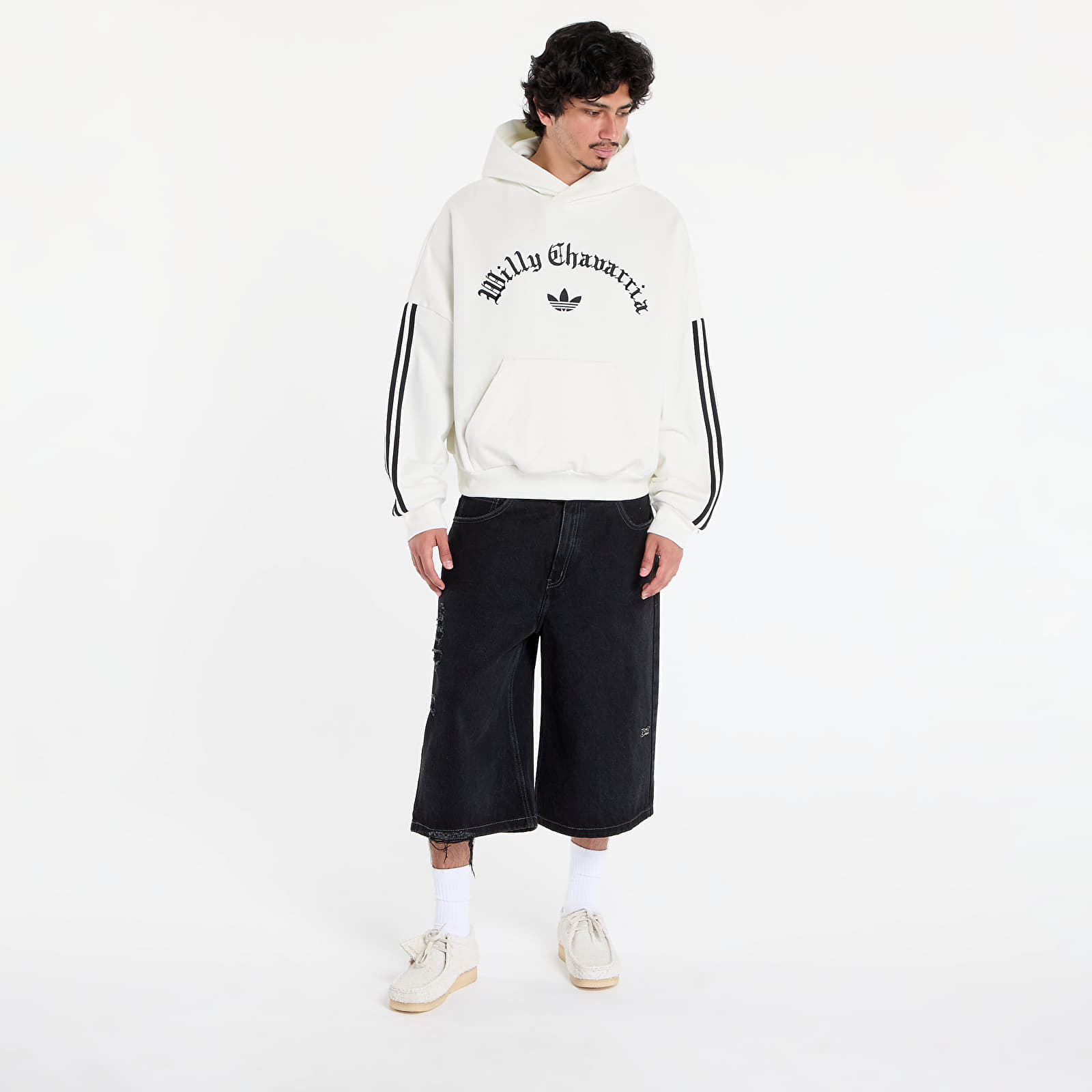 Hættetrøjer og sweatshirts adidas x Willy Chavarria Trefoil Hoodie White/ Off White