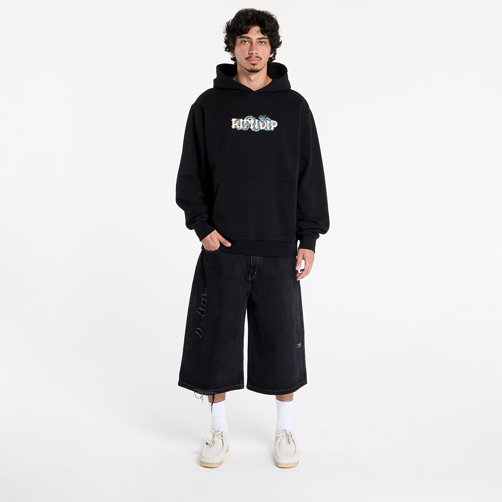Hoodies and sweatshirts  RIPNDIP Shen Nerm Hoodie Black Vintage Wash