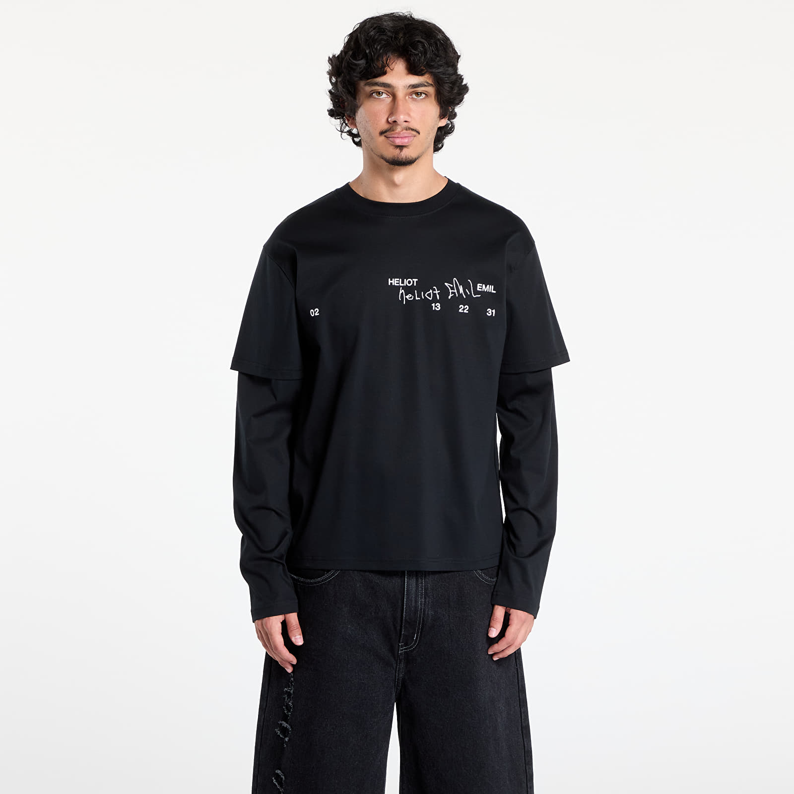 Camisetas HELIOT EMIL Fulgens Longsleeve Black