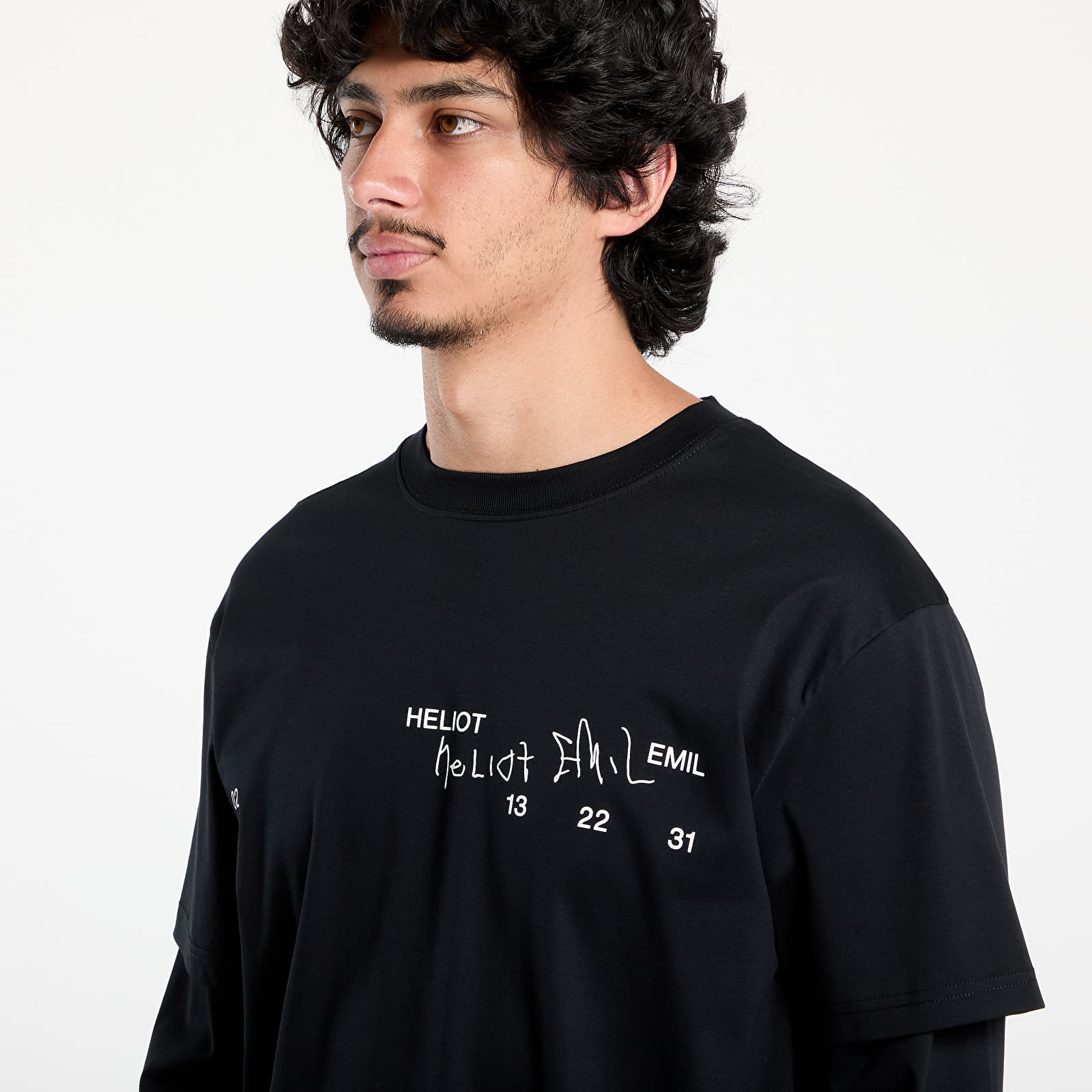Camisetas HELIOT EMIL Fulgens Longsleeve Black