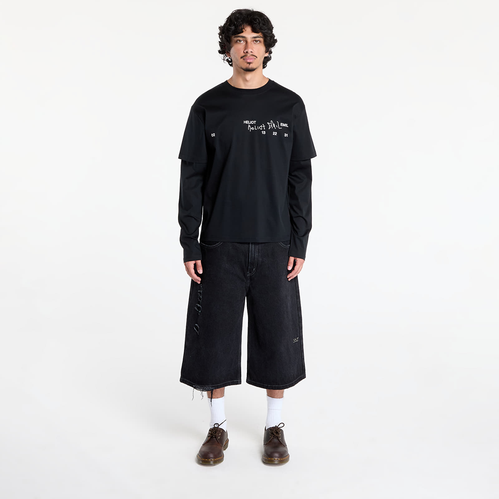 Camisetas HELIOT EMIL Fulgens Longsleeve Black