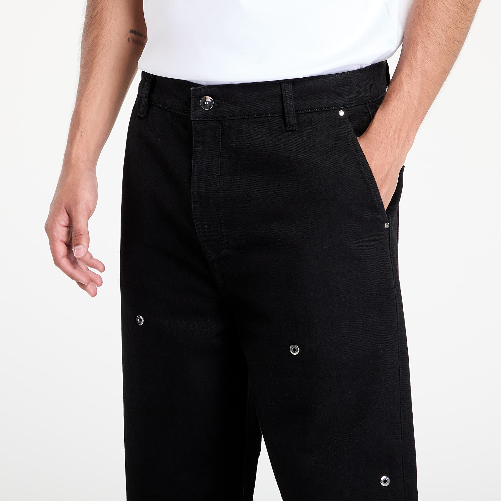 Jeans HELIOT EMIL Lux Denim Trousers Black