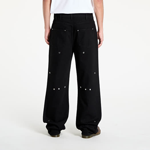 HELIOT EMIL Lux Denim Trousers Black | Footshop