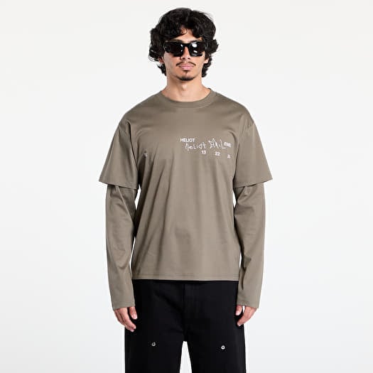 Camiseta HELIOT EMIL Fulgens Longsleeve Dark Stone