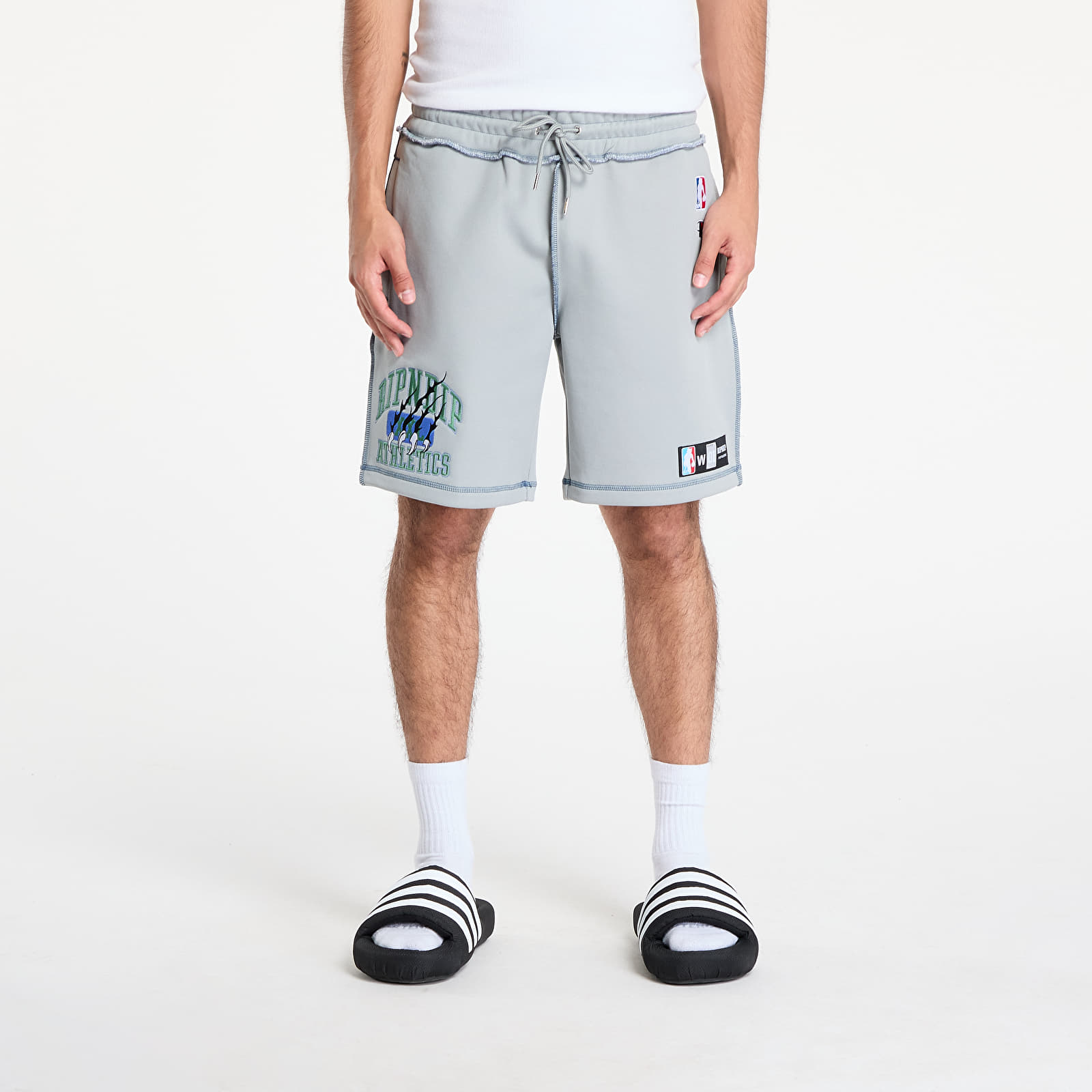 Pantalones cortos RIPNDIP Ripndip Athletics Cottom Mesh Sweatshorts Ash Heather