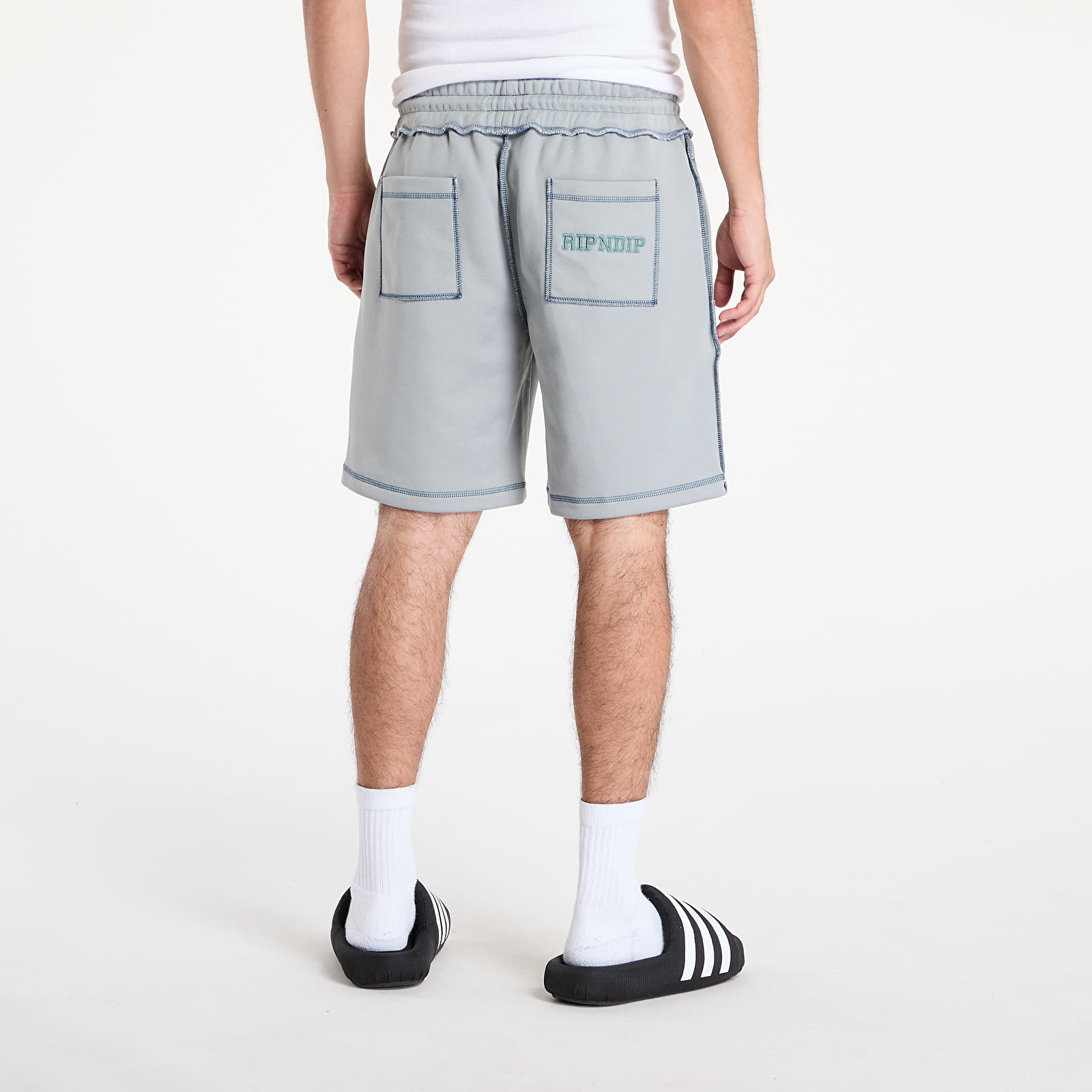 Pantalones cortos RIPNDIP Ripndip Athletics Cottom Mesh Sweatshorts Ash Heather