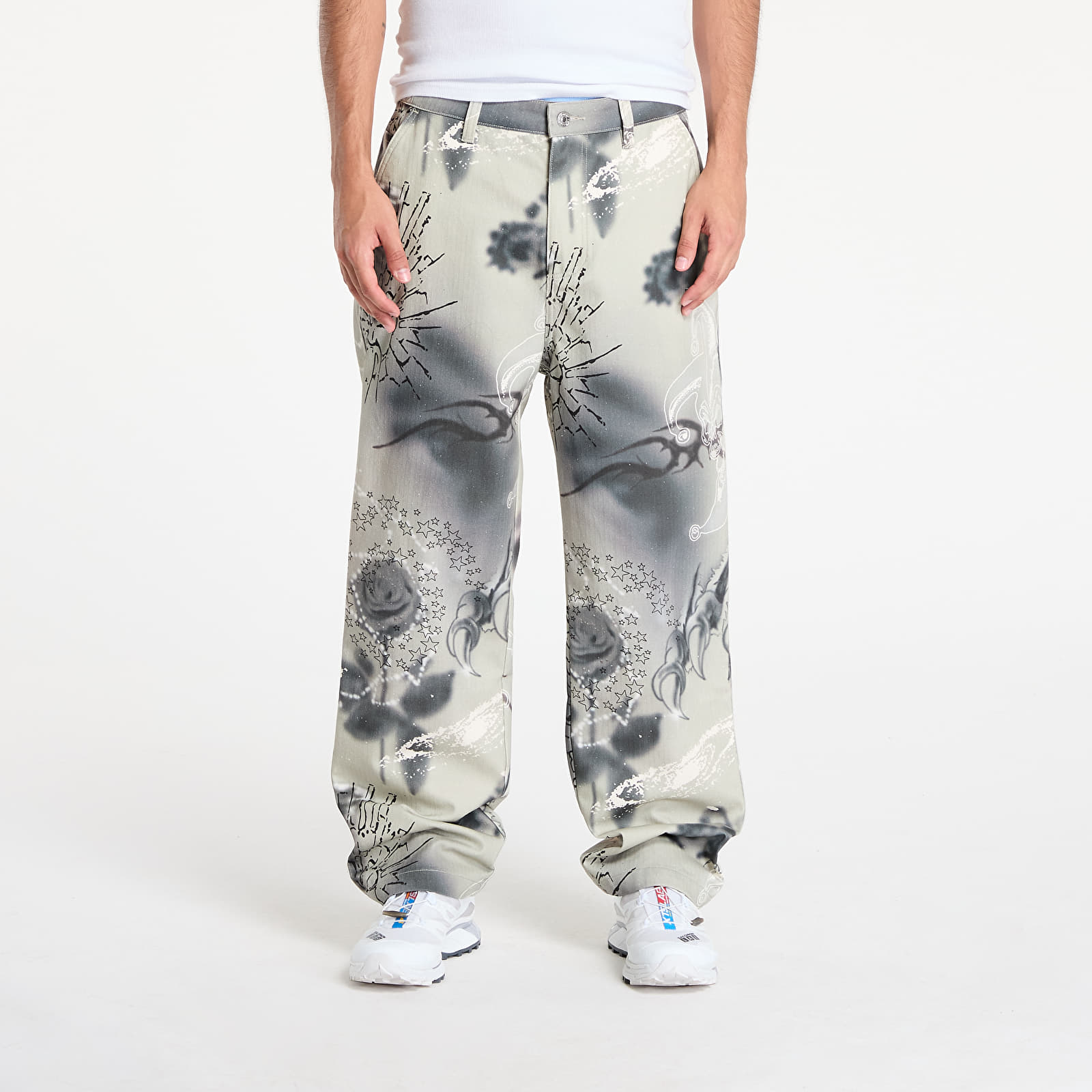 Pantalones RIPNDIP Stargazing Carpenter Wide Leg Pants Multicolor