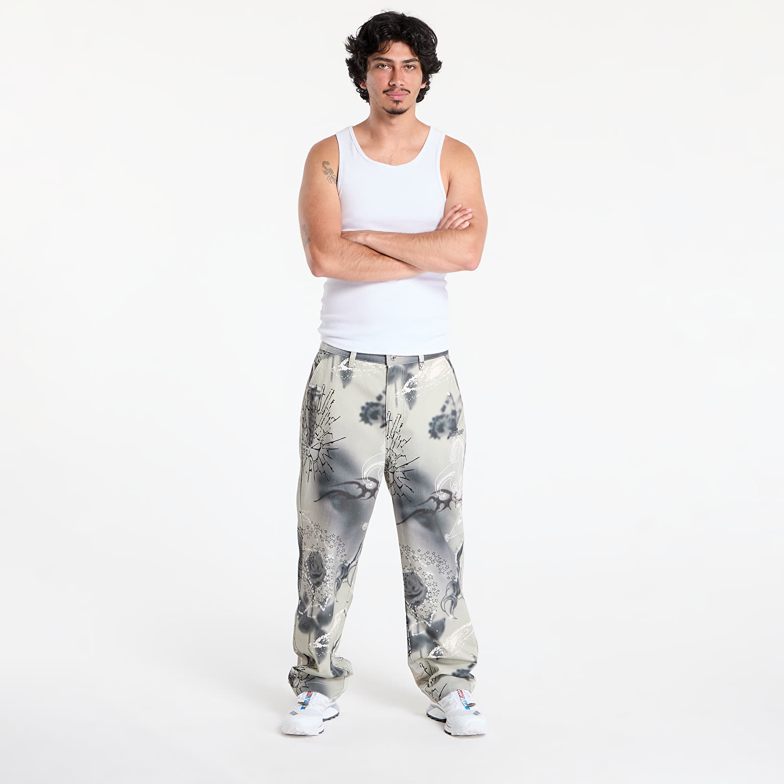 Pantalones RIPNDIP Stargazing Carpenter Wide Leg Pants Multicolor
