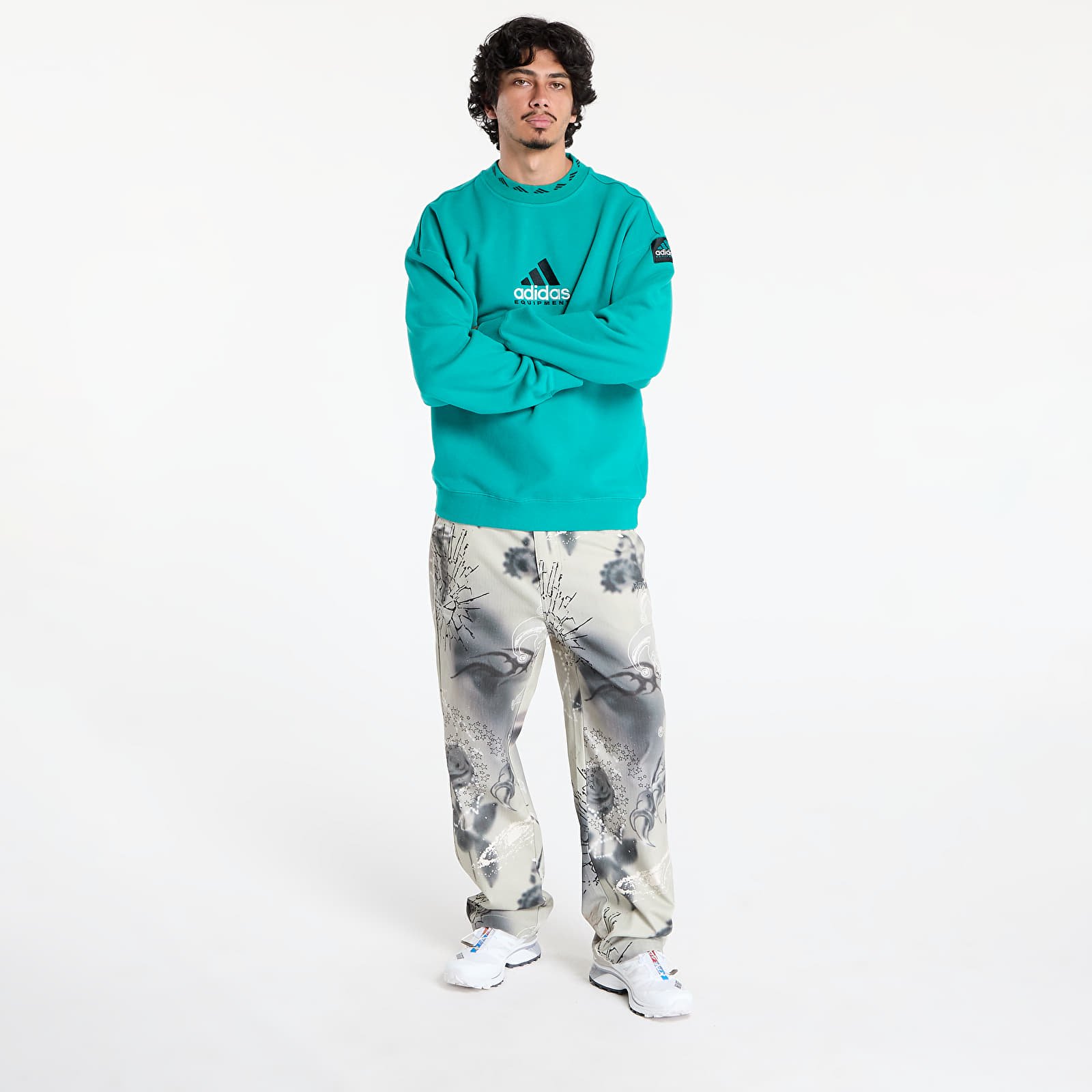Hoodies and sweatshirts  adidas Equipment Wash Crewneck Sweatshirt Equipment Green