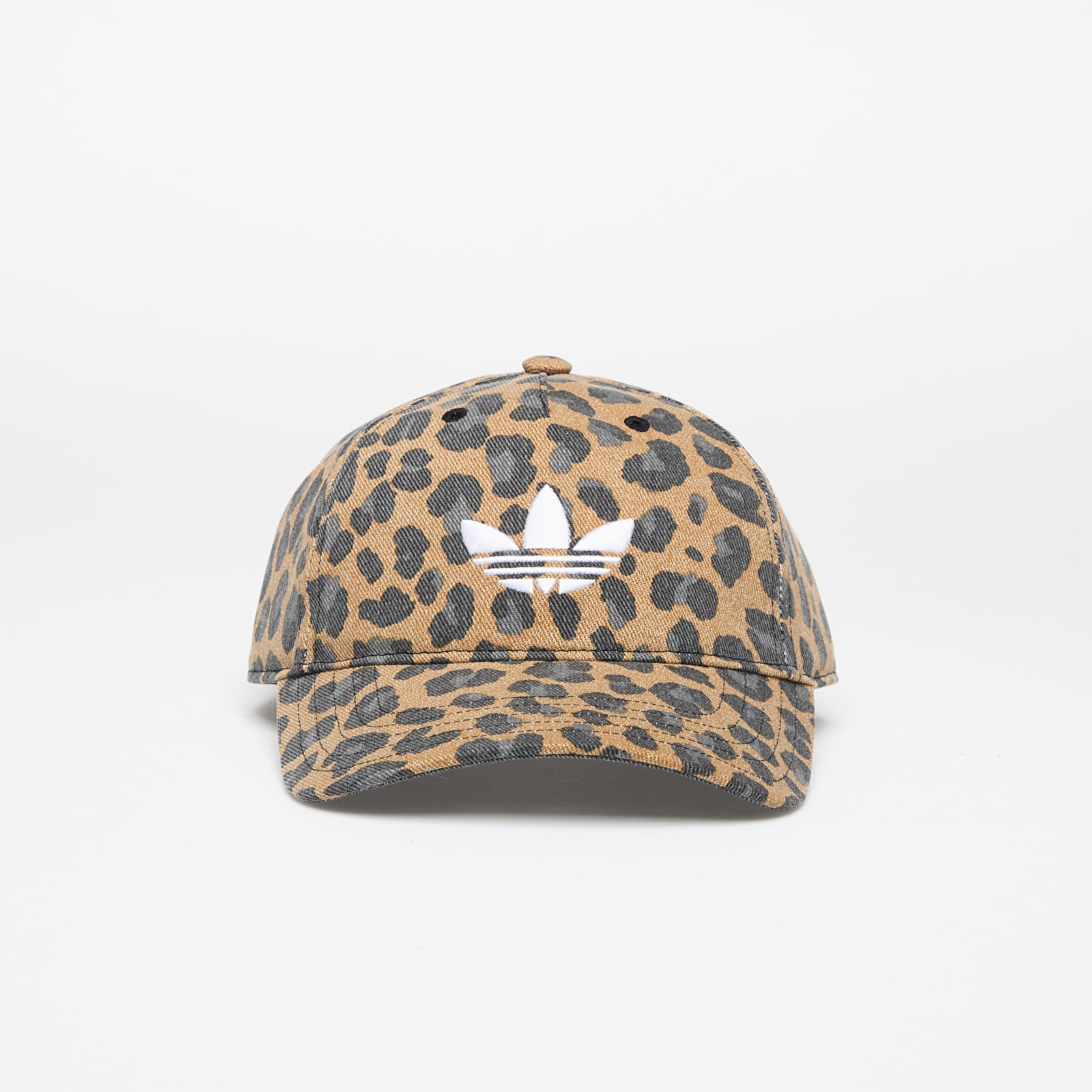 Gorras de hombre adidas Leopard Print Baseball Cap Brown Strata/ Black