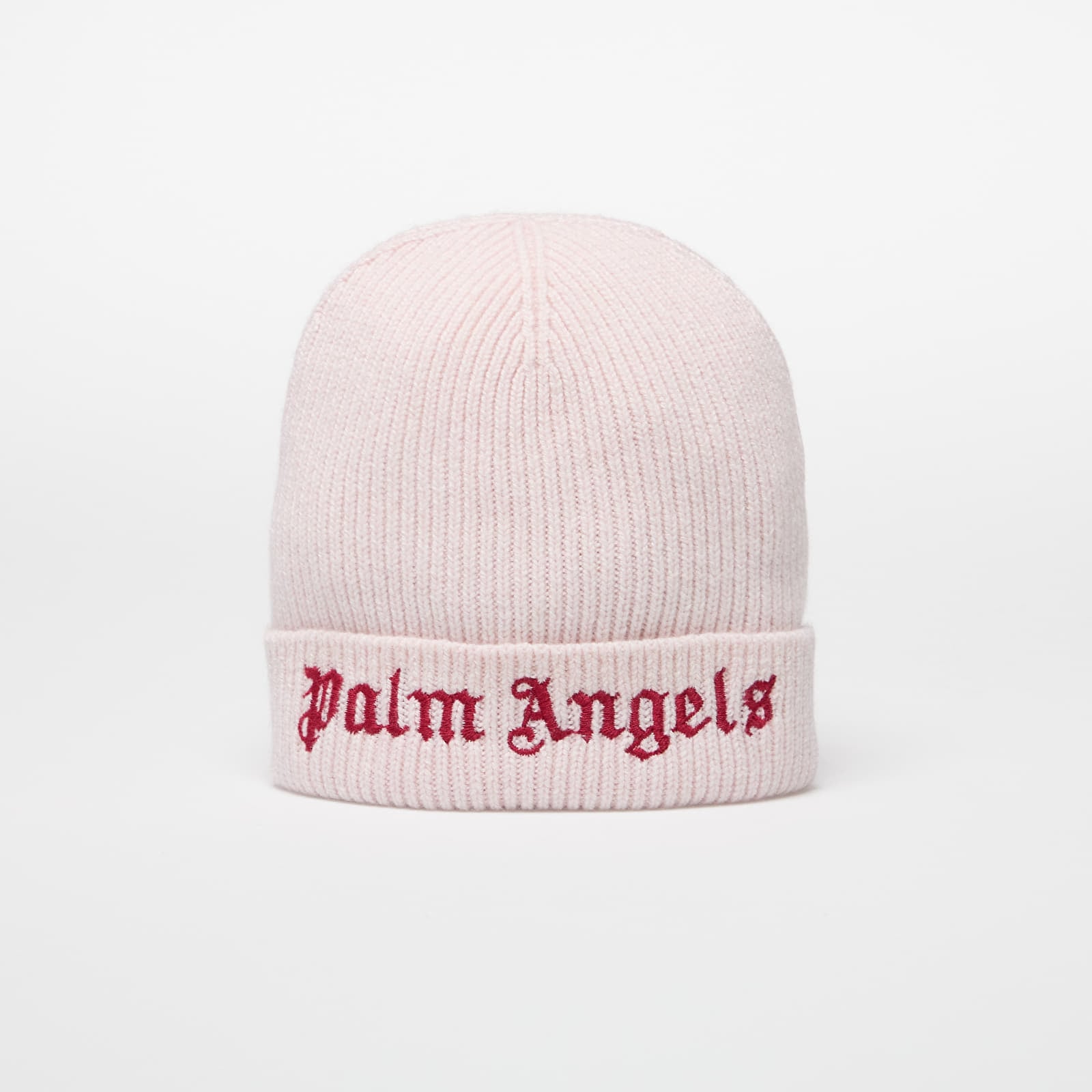 Șapcă Palm Angels Kids Logo Knit Beanie Rose Pink/ Brick Red II